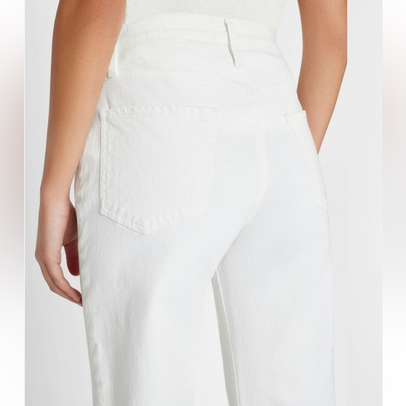 NWT FRAME DENIM LE JANE HI-RISE STRAIGHT FIT SIZE 30 IN BLANC - Picture 5 of 14
